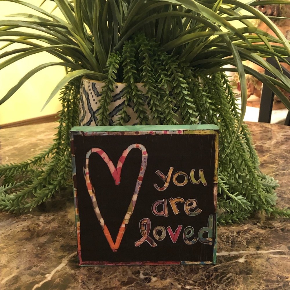 Wooden Home Decor, You are loved!!!